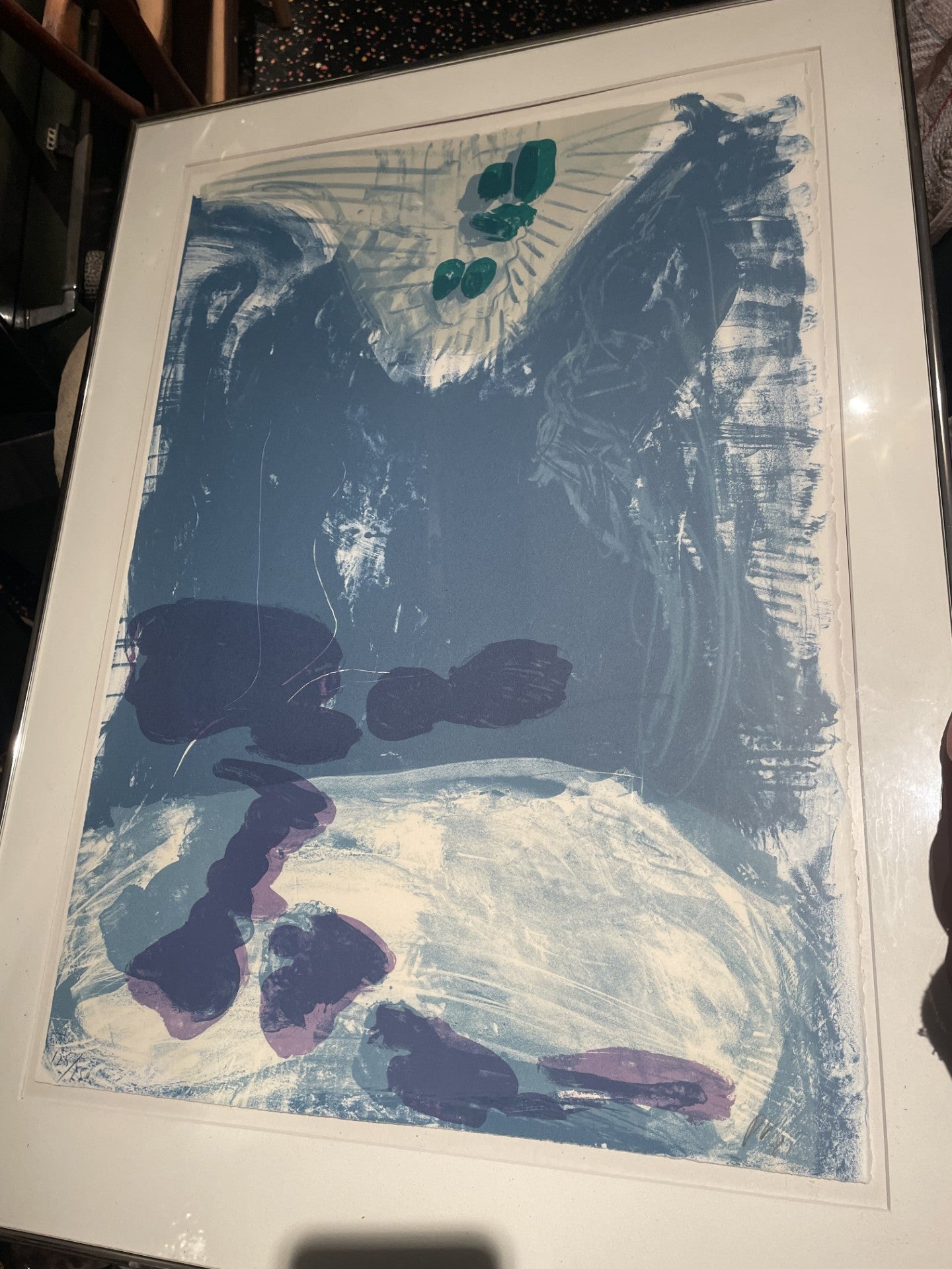 Per Kirkeby lithograph from 1985, no. 125/150 - no. 021110