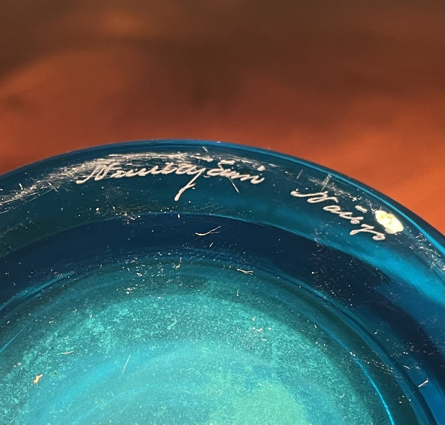 Flot Oiva Toikka glas vase fra Nuuta Jarvi Notsjo (Finland ) signeret i bunden - nr. 027000