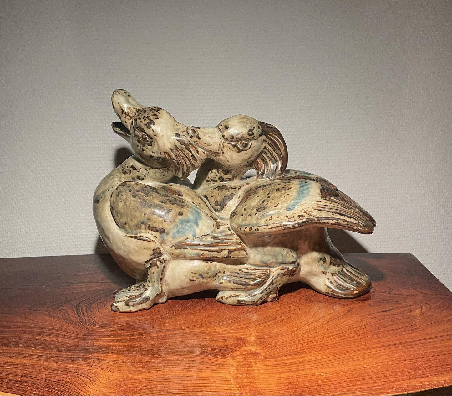 Large beautiful Knud Kyhn stoneware figurine from Royal Copenhagen from 1932 - no. 022000