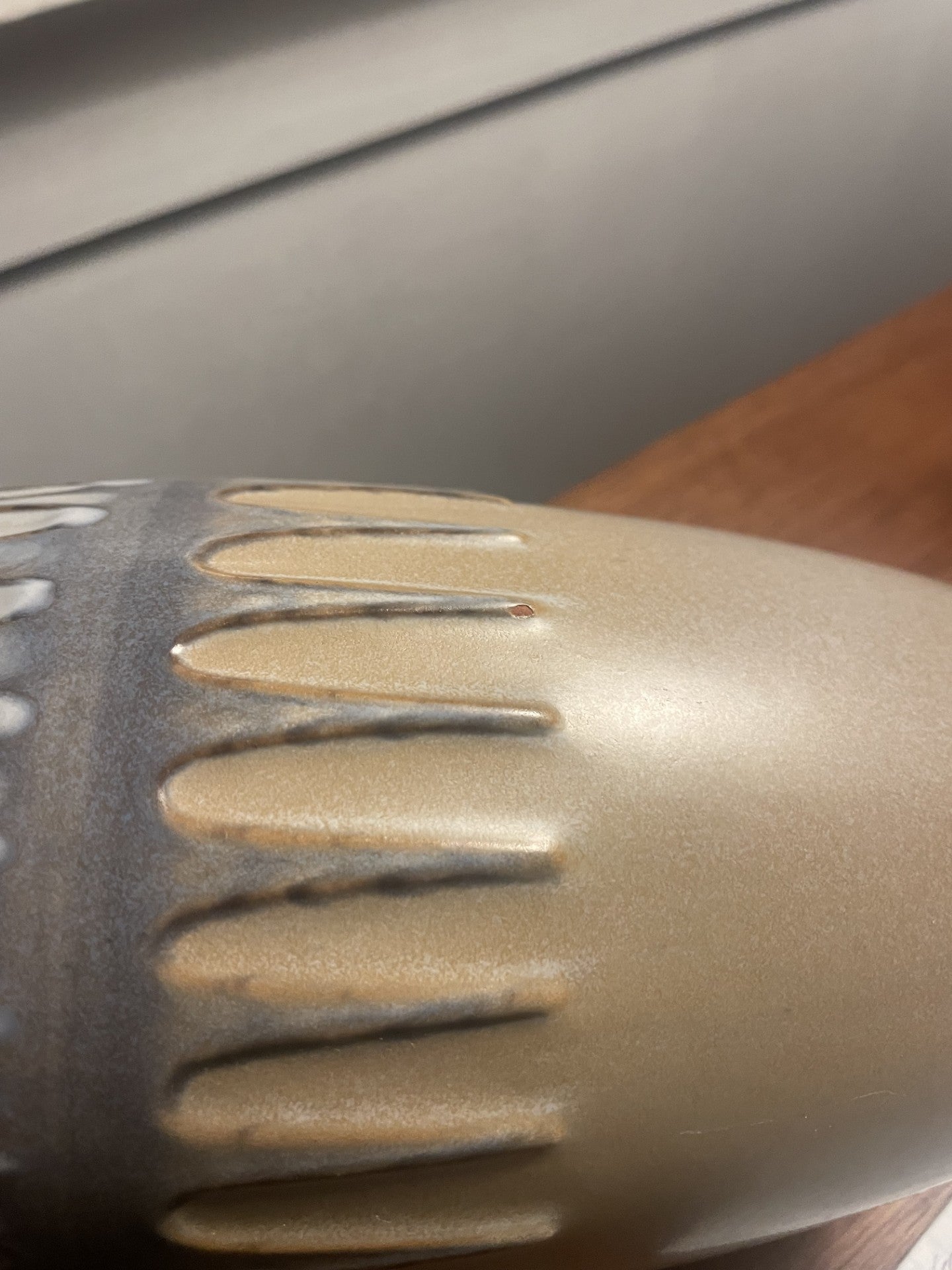 Flot Knabstrup keramik vase, design af Gunther Praschak (Østrig ) - nr. 022080