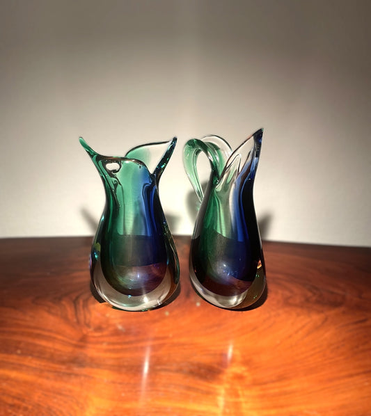 Et par smukke Murano glasvaser fra Atelier Oball Murano - nr. 09080