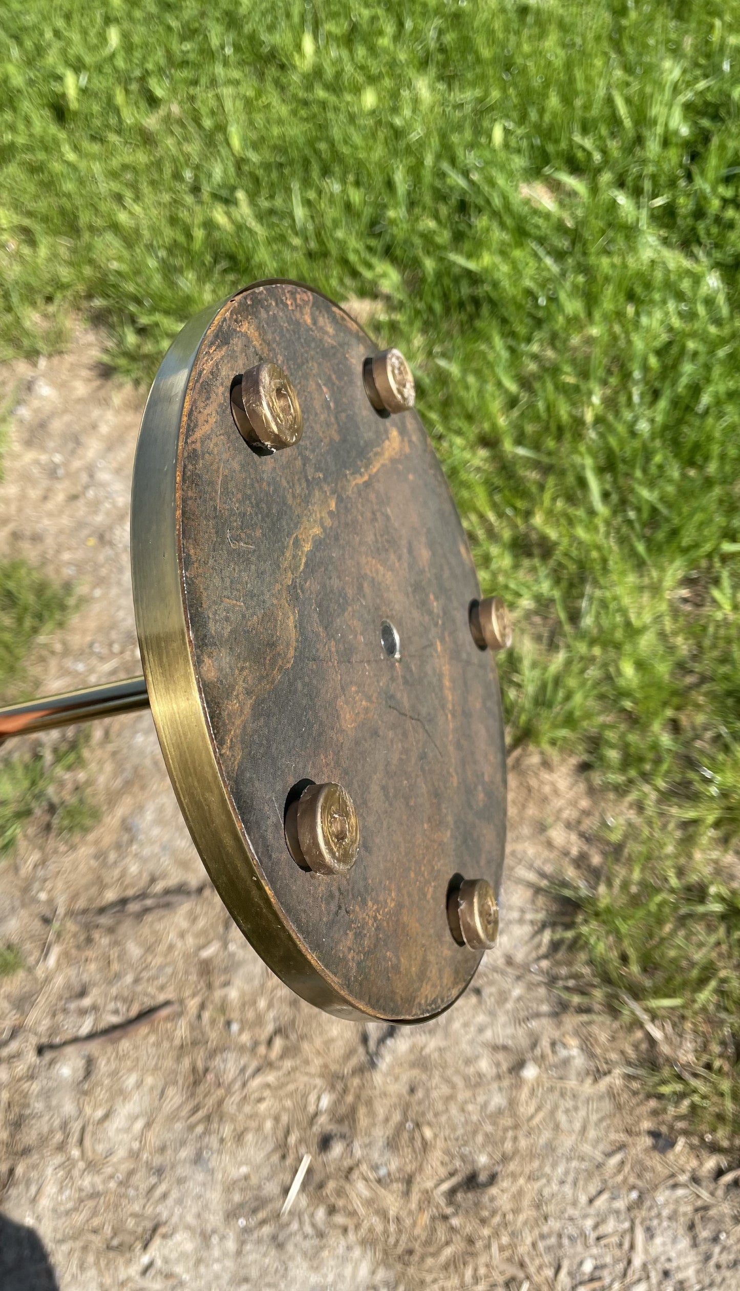 Beautiful brass floor lamp - no. 018050