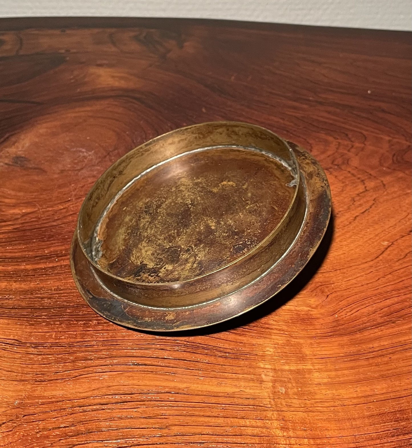 Arne Bang stoneware vase with beautiful bronze lid, model 119 - no. 060010