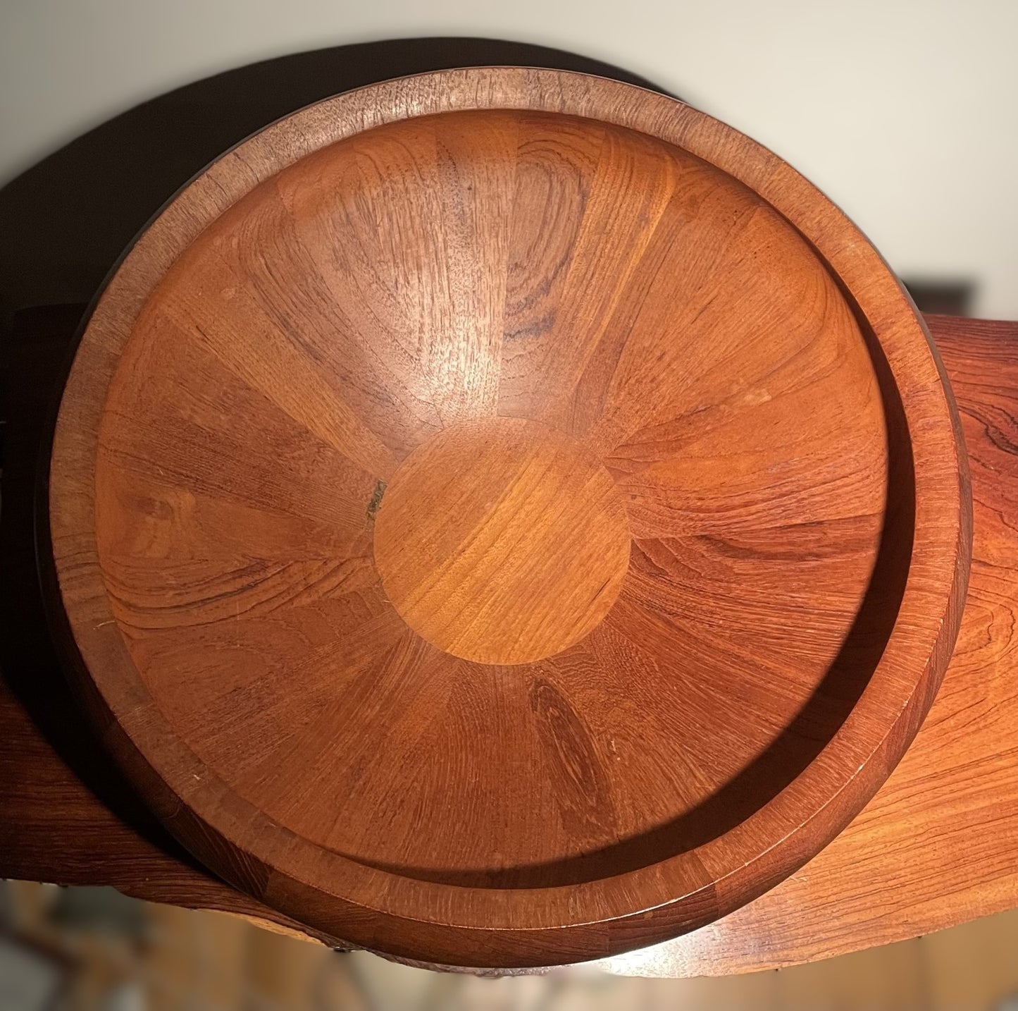 1960s Mid-Century Modern teak bowl designed by Jens H. Quitsgaard for Dansk Denmark - no. 060010