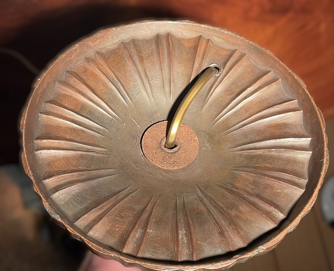 Table lamp in burnished brass from the 1940s - no. 070030