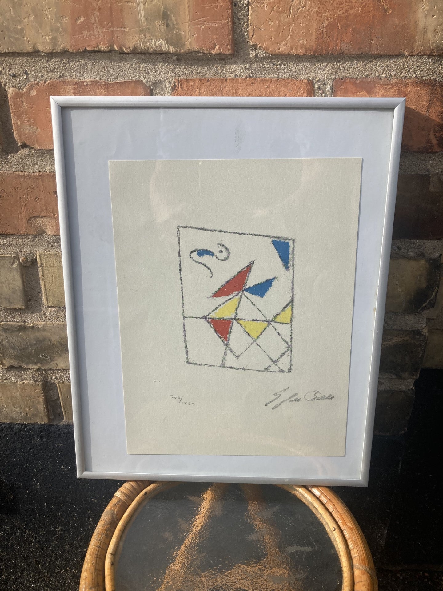 Ejler Bille lithograph - no. 0404