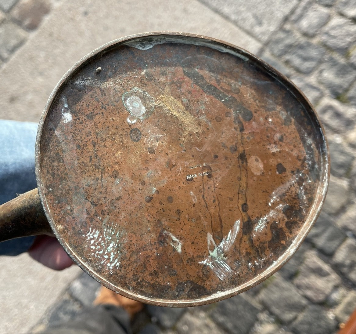 Beautiful water jug ​​in copper and brass from Illum bolighus approx. 1960 - No. 019095