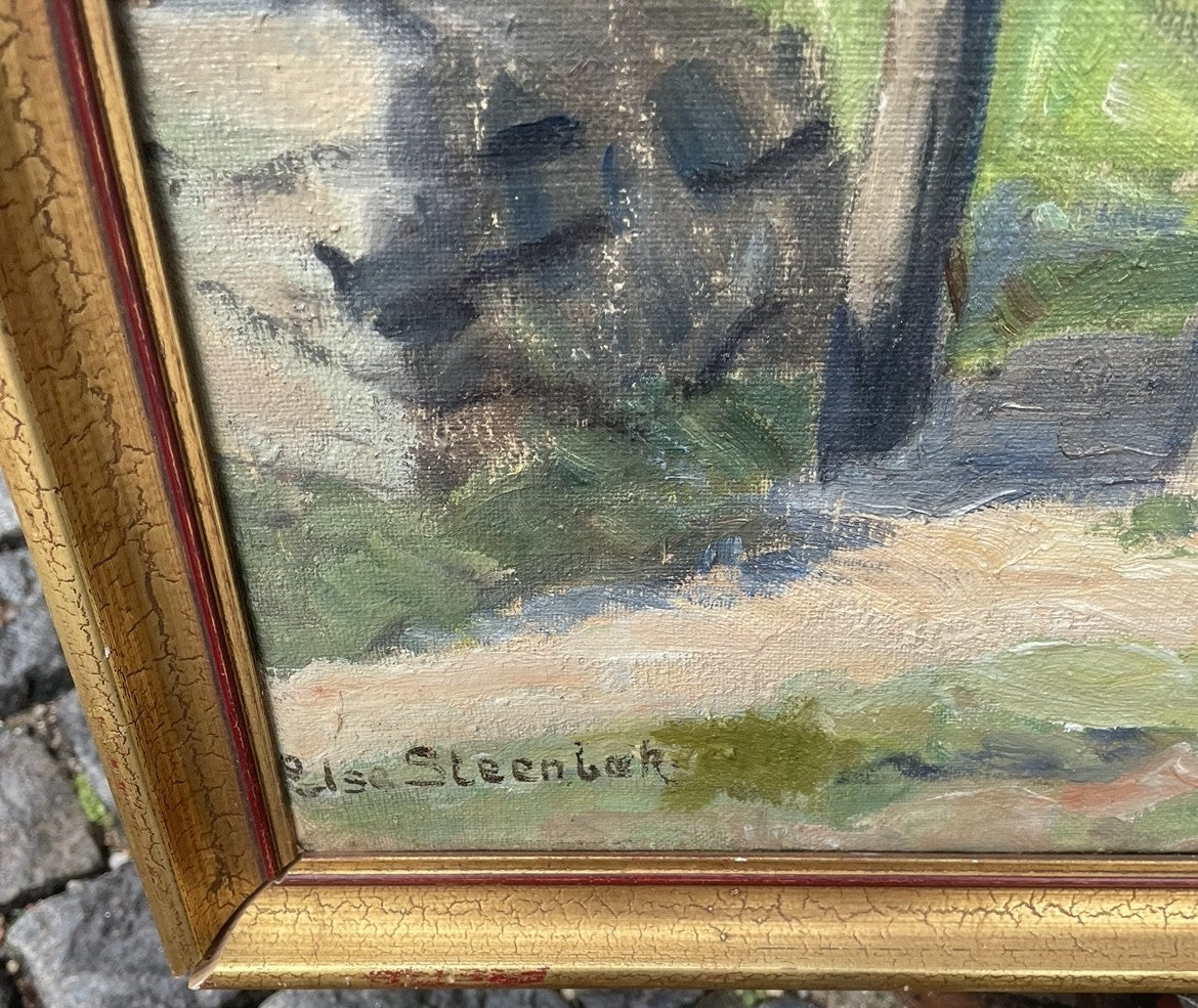 Else Steenbæk Knap (1884-1969) olie på lærred - nr. 090020