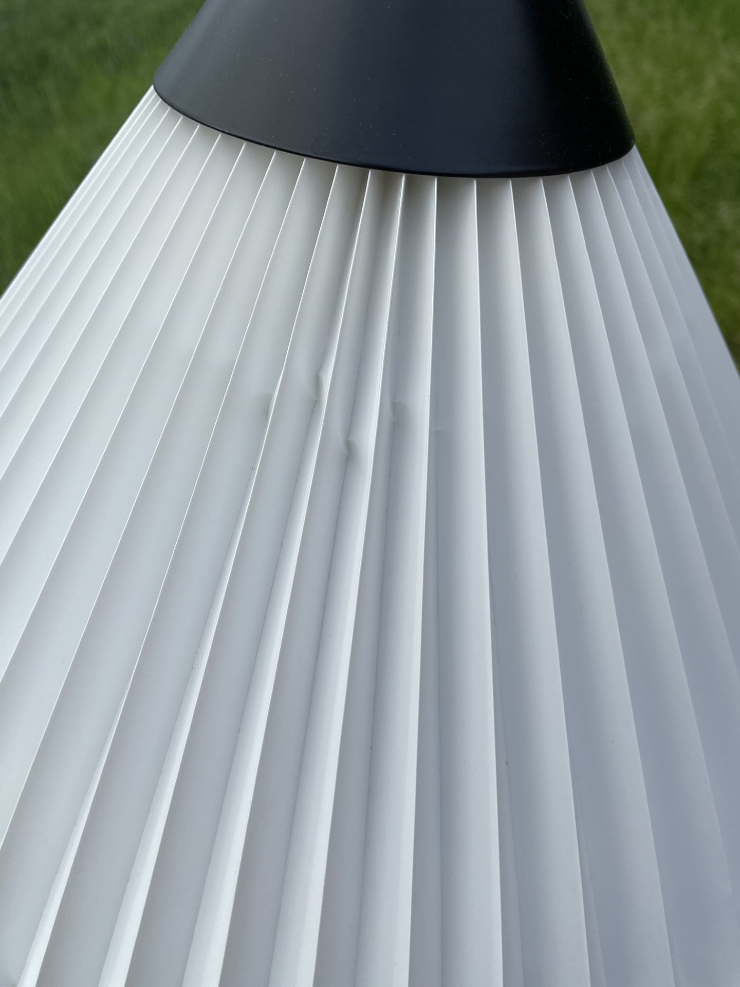 Beautiful Le Klint floor lamp with large and white shade - no. 023010