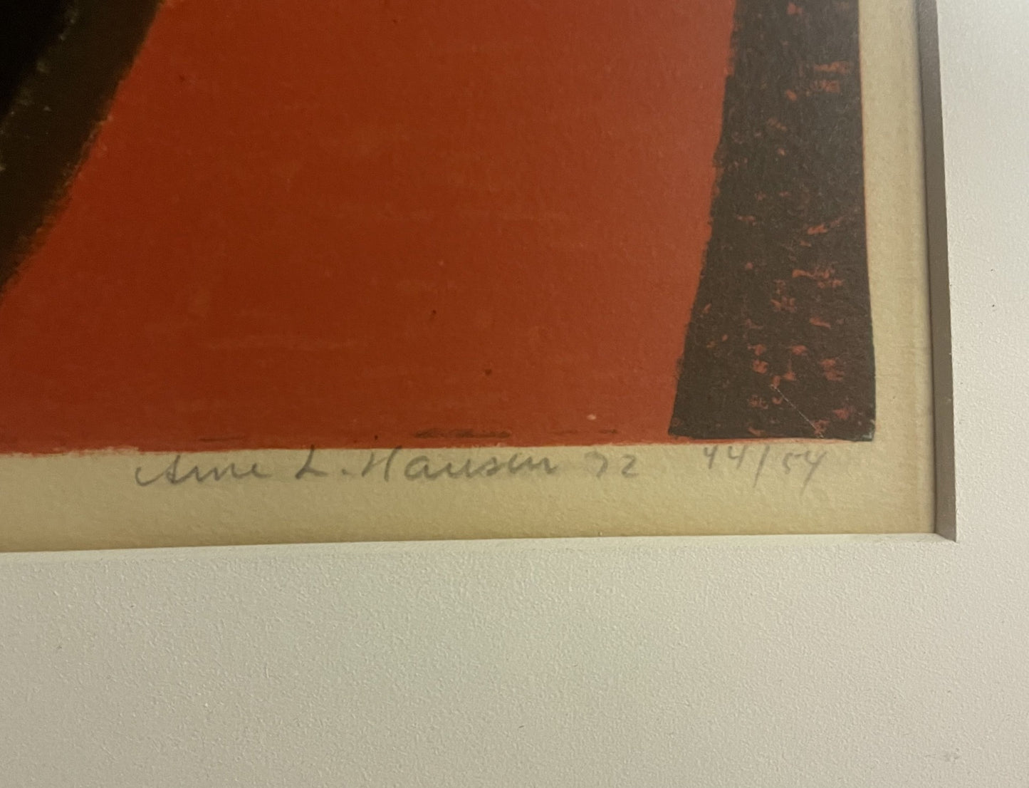 Arne L. Hansen lithograph no. 44/54 - 0002