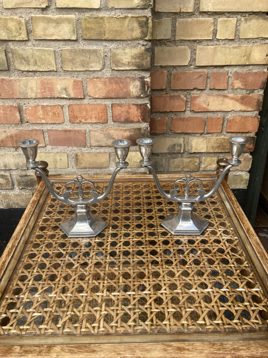 Just Andersen pewter candlesticks - no. 0525