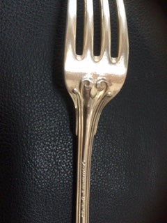 Beautiful Swedish antique 2 tower silverware - no. 011308