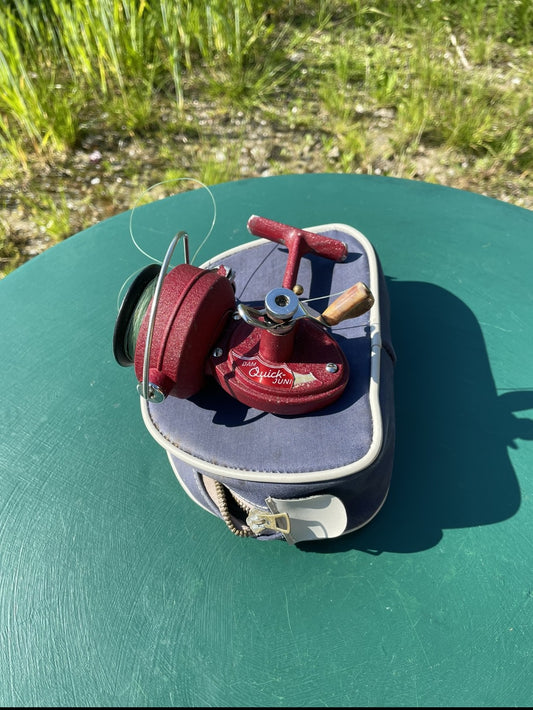 Dam Quick-Junior fishing reel from the 1950s - no. 031010