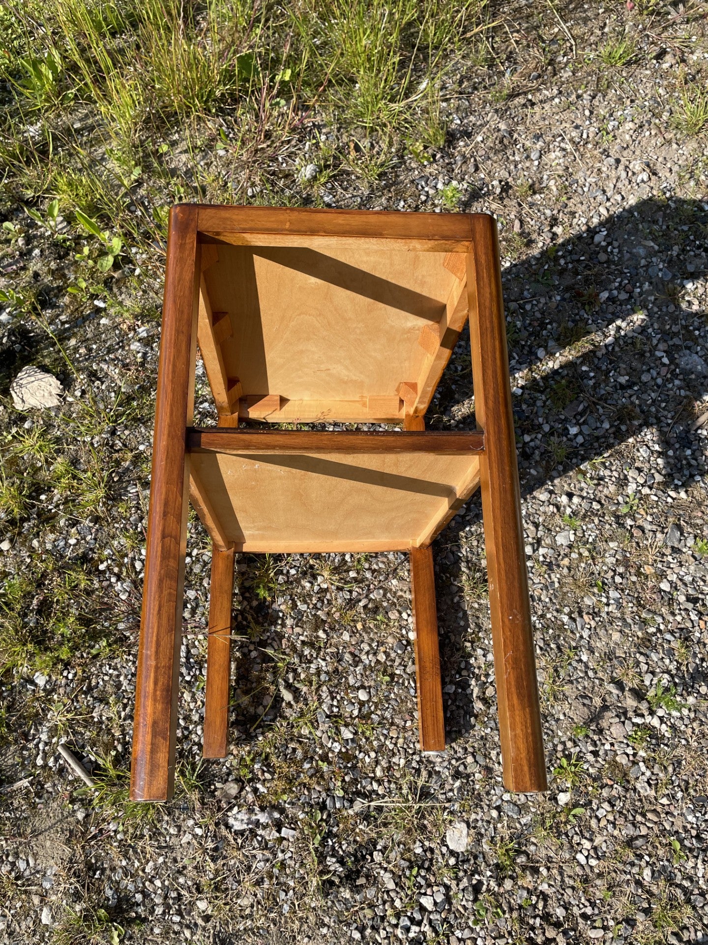 Nice side table in pickled beech from the 40s - No. 09115