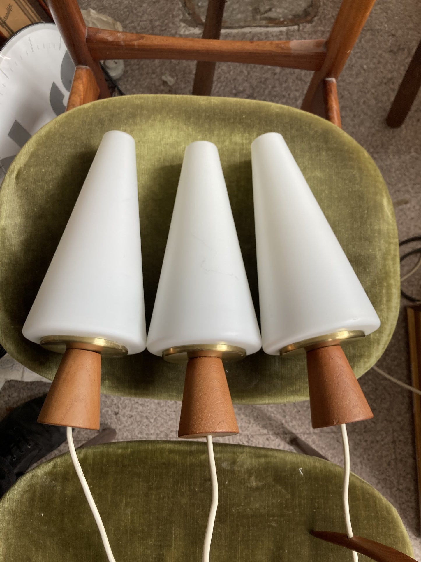 Svend Aage Holm Sørensen three-piece pendant light - no. 0311