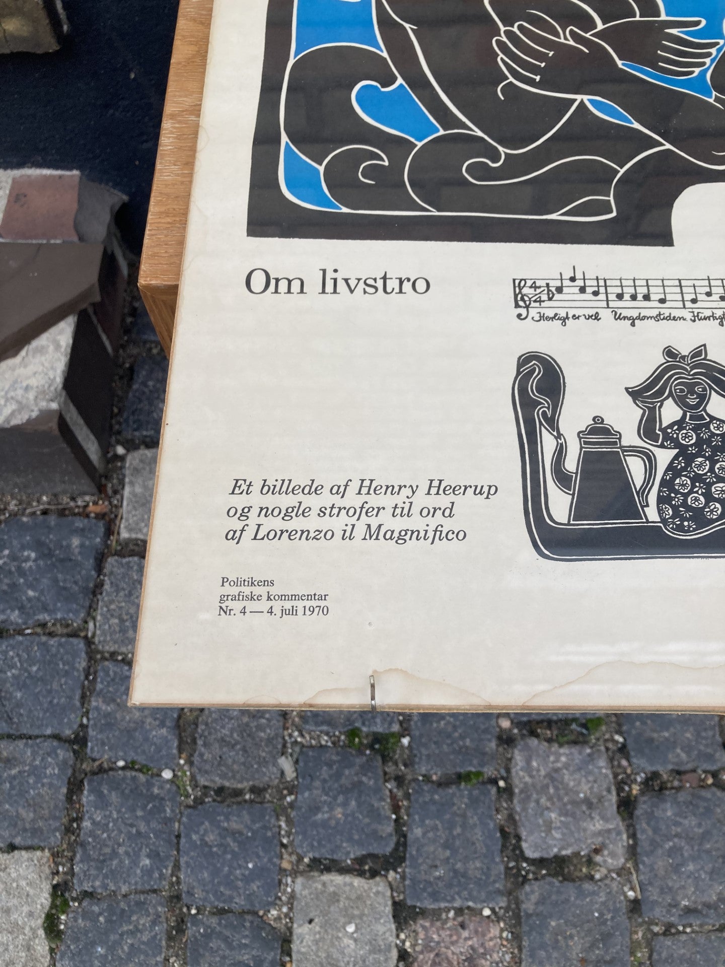 Beautiful vintage graphic special print by Henry Heerup - no. 01020