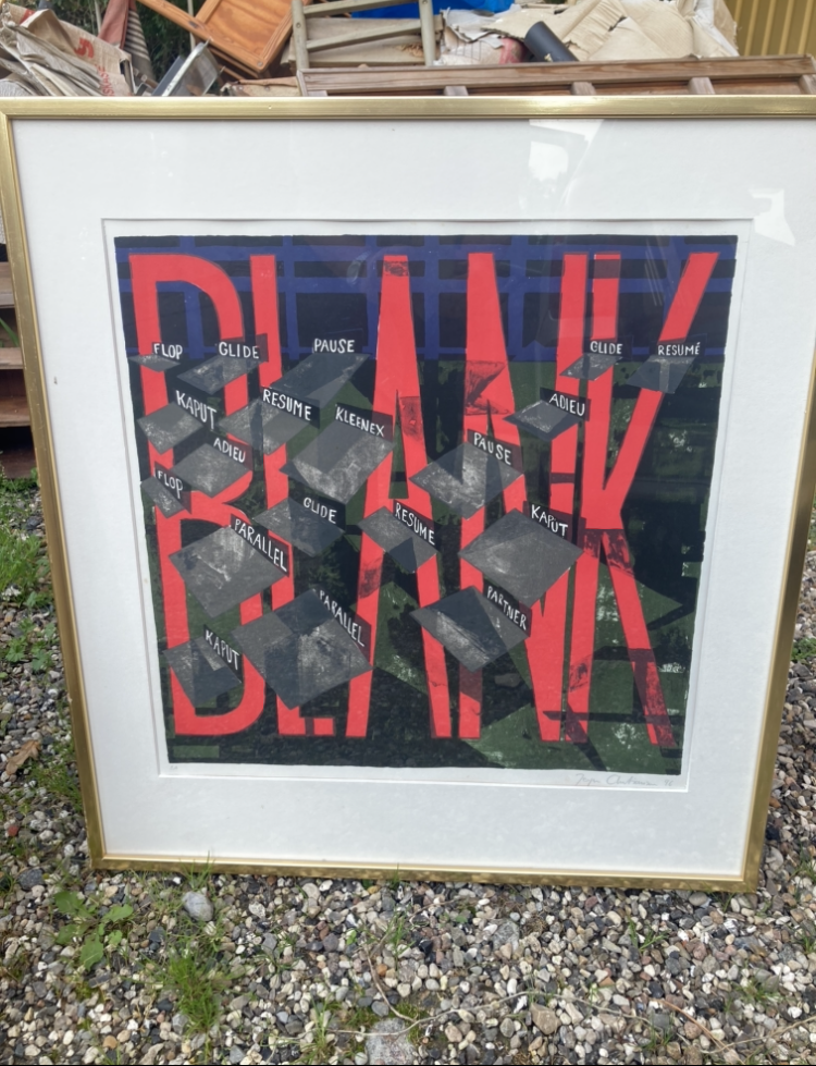 Nice Jesper Christiansen lithograph from 1996 - no. 01120