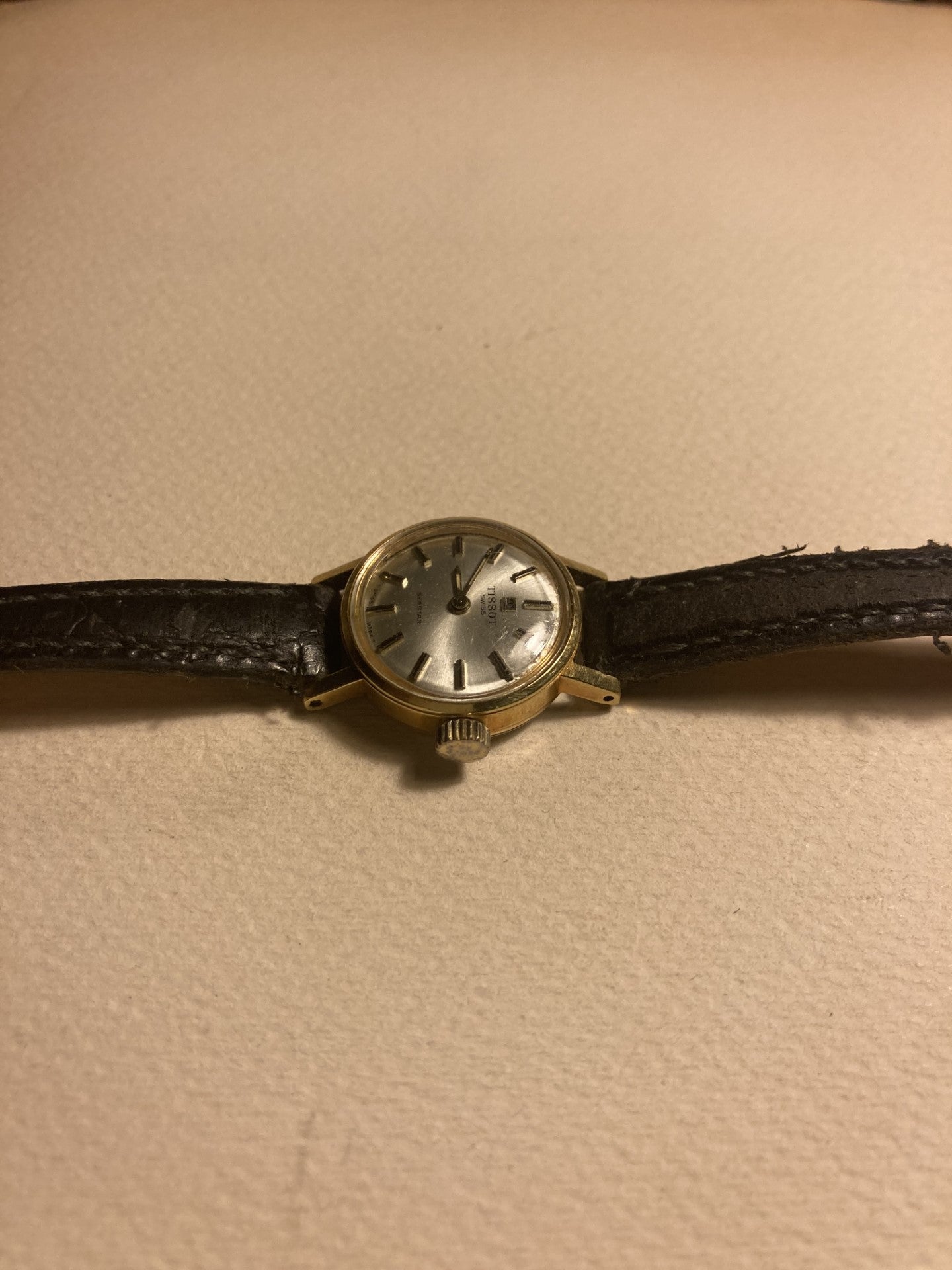 Tissot Seastar dameur til optræk, går fint - nr. 01057