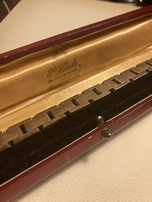 Kongelig Hofjuvelerer P. Hertz vintage dame sølvarmbånd i 925 Sterling - nr. 01058