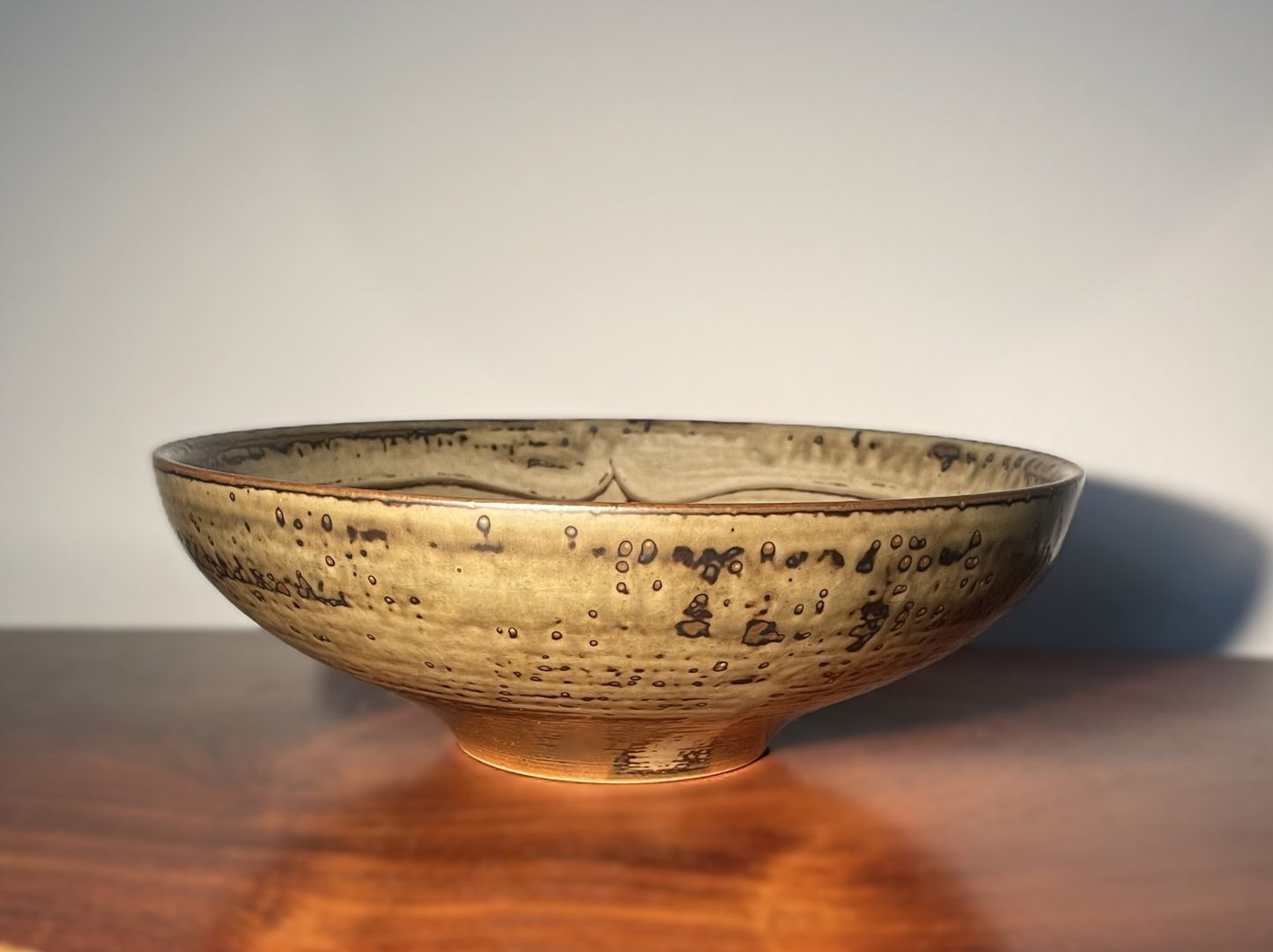 Smuk vintage Gerd Bøgelund stentøj skål fra Royal Copenhagen - nr. 111552