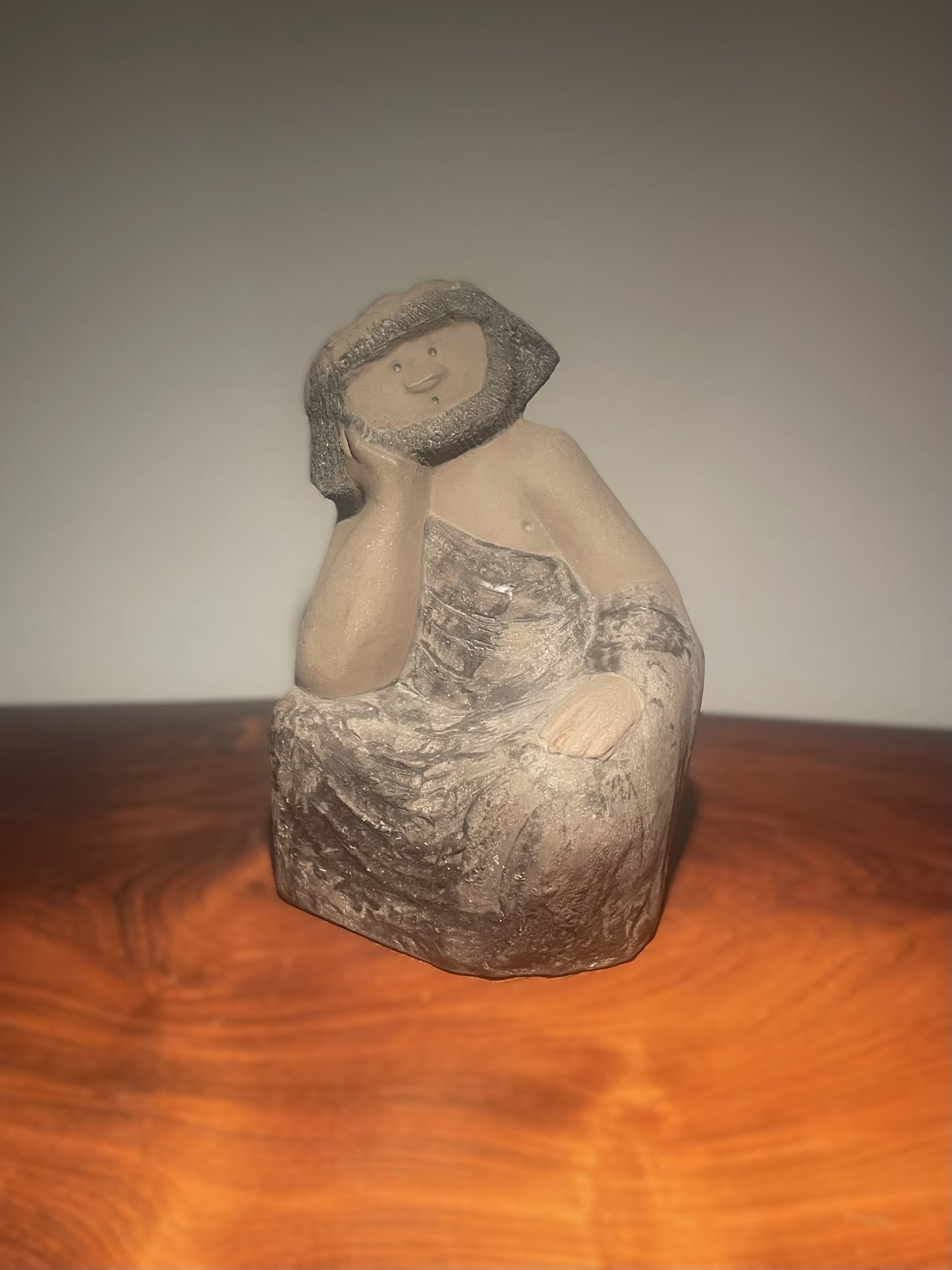 Gøran Andersson keramik figur “Filosofen” fra Upsala-Ekeby, Sverige - nr. 895025