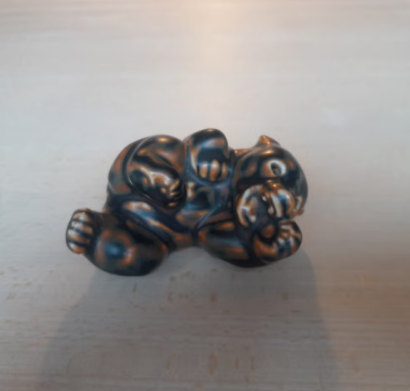 Knud Kyhn for Royal Copenhagen, sweet little ceramic bear figurine