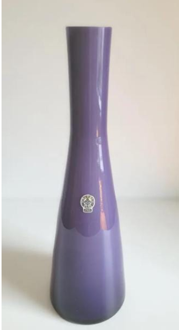 Three Scandinavian Opaline Glass Vases by Jacob E. Bang for “Kastrup-Holmegaard”, Denmark 1960s