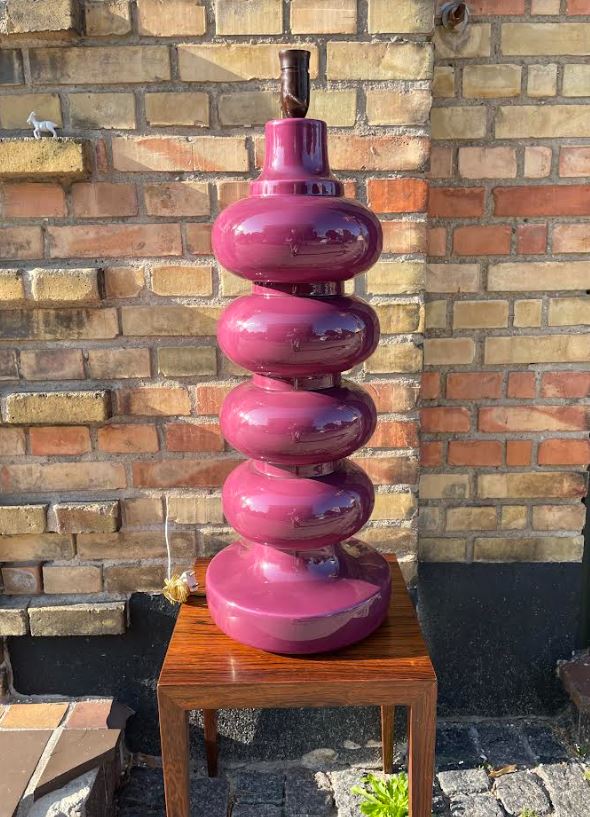Flot stor keramik gulv lampe - nr. 06010