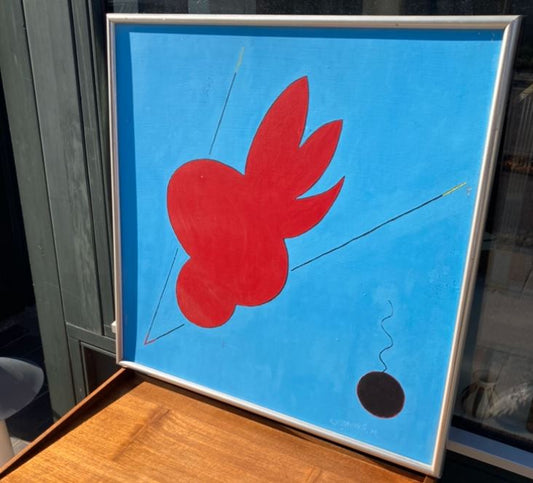 アート、パネル上の油絵、カールステン・ルッティング・シュヴァイツ作