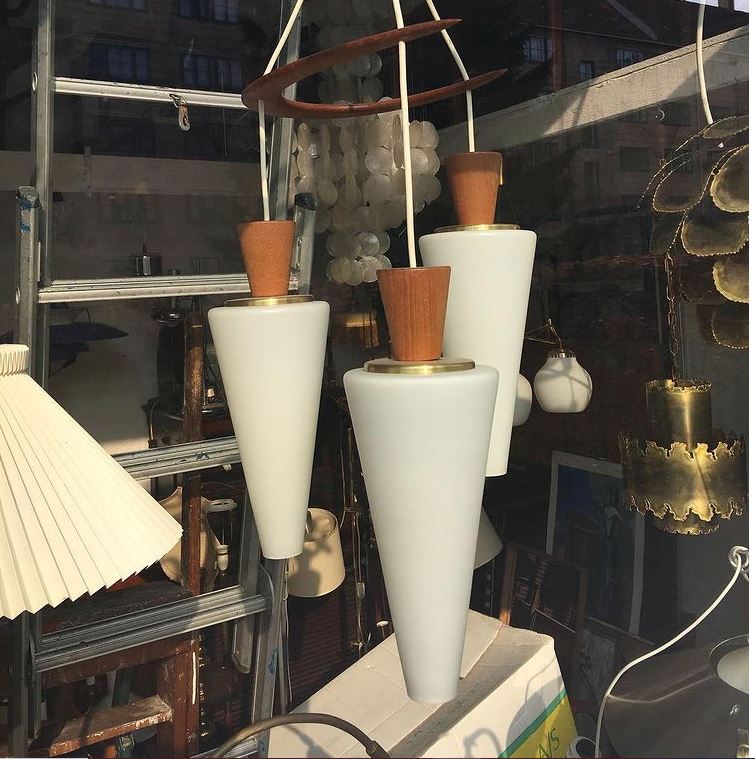Svend Aage Holm Sørensen three-piece pendant light - no. 0311