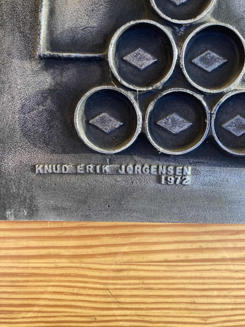 Art wall relief by Knud Erik Jørgensen 1972 