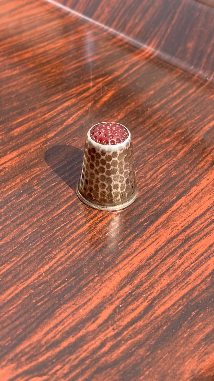 Silver thimble 830 s - no. 0010