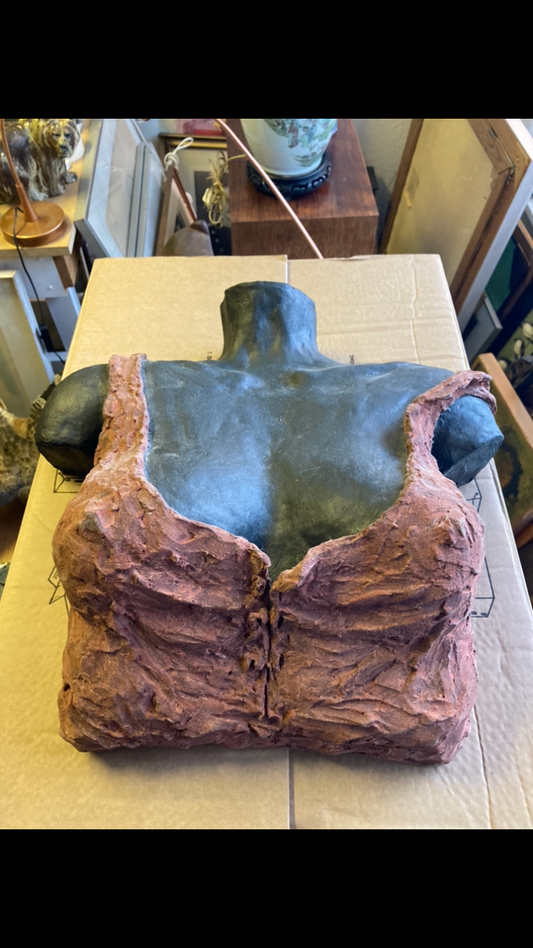 Stoneware bust from 2005