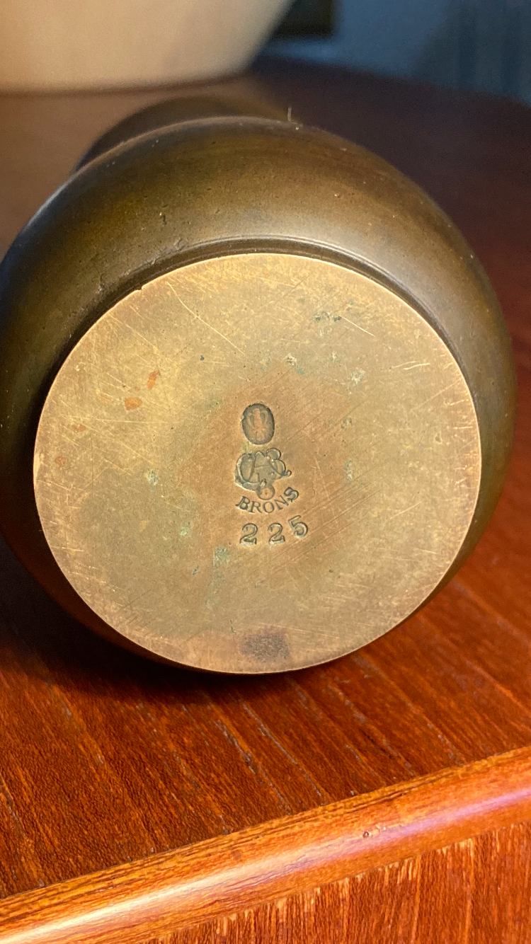 その他、スウェーデン製ブロンズ花瓶、GAB - Frederiksberg Møbler &amp; Design