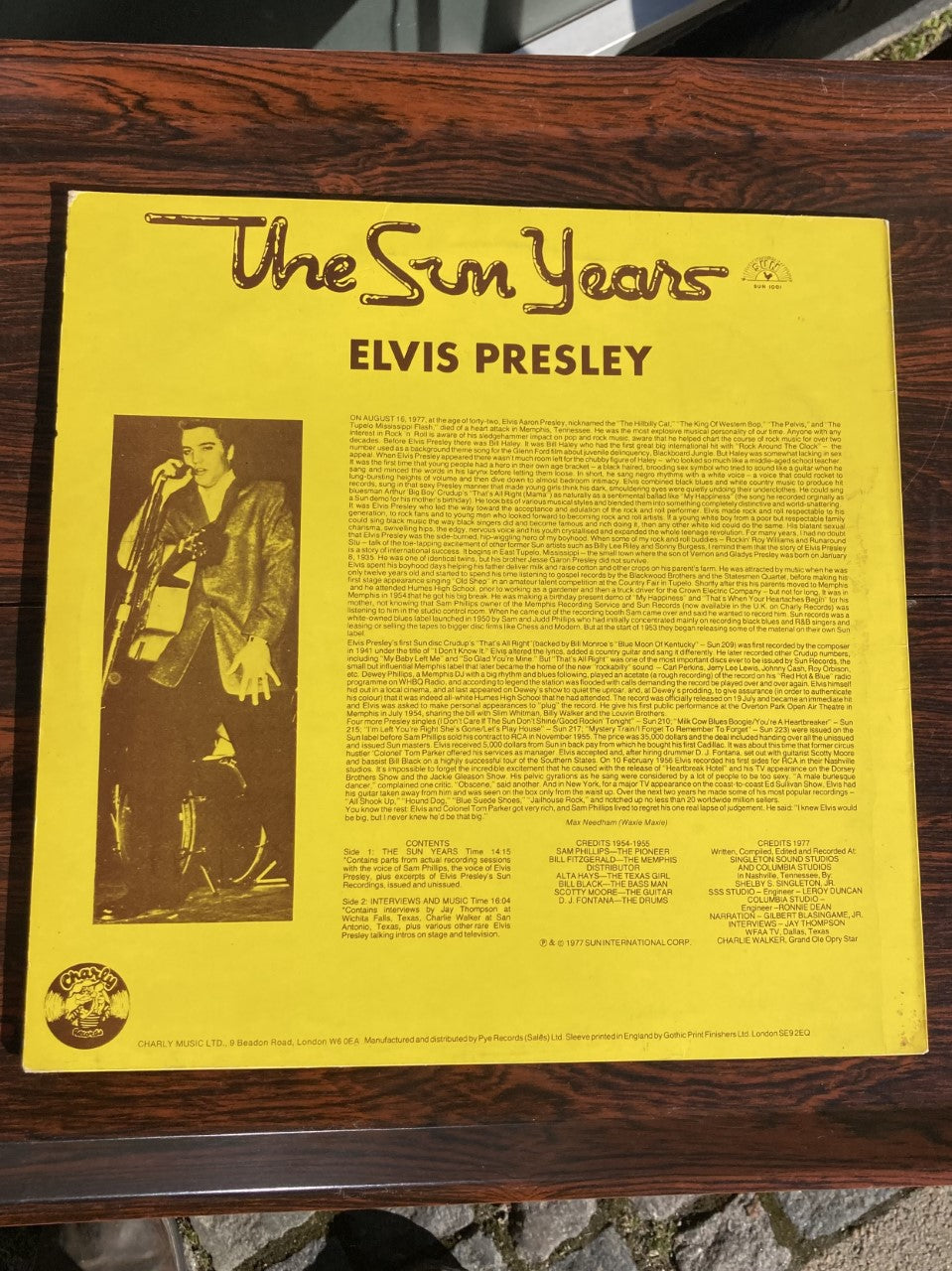 エルヴィス・プレスリーのLP、1977年リリース