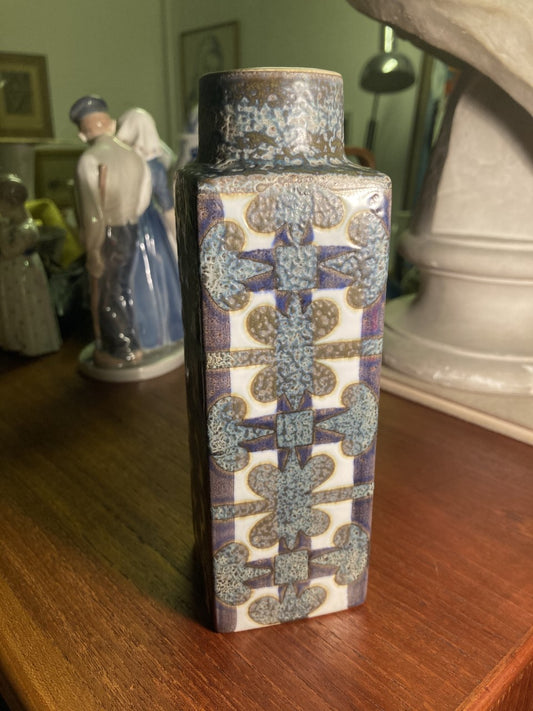 Ceramics, Faience vase from Royal Copenhagen, design by Niels Thorrson
