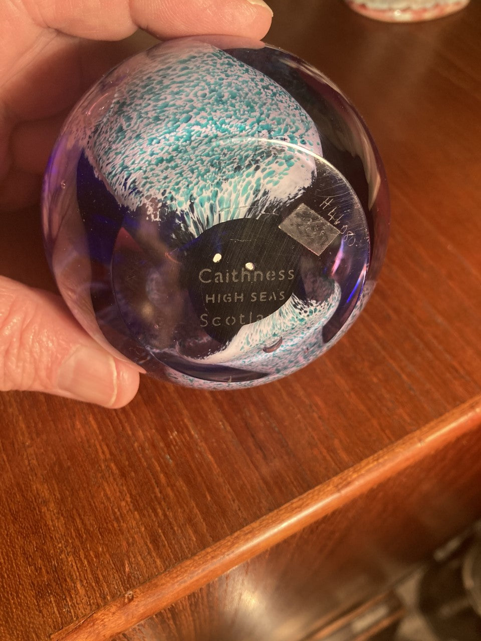 Super fine letter weight from Caithness glass, Scotland