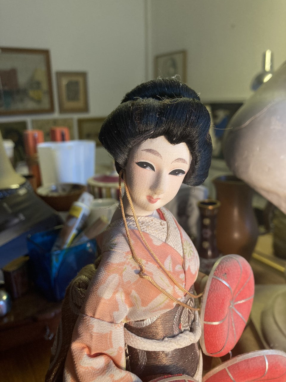 Japansk geisha dukke