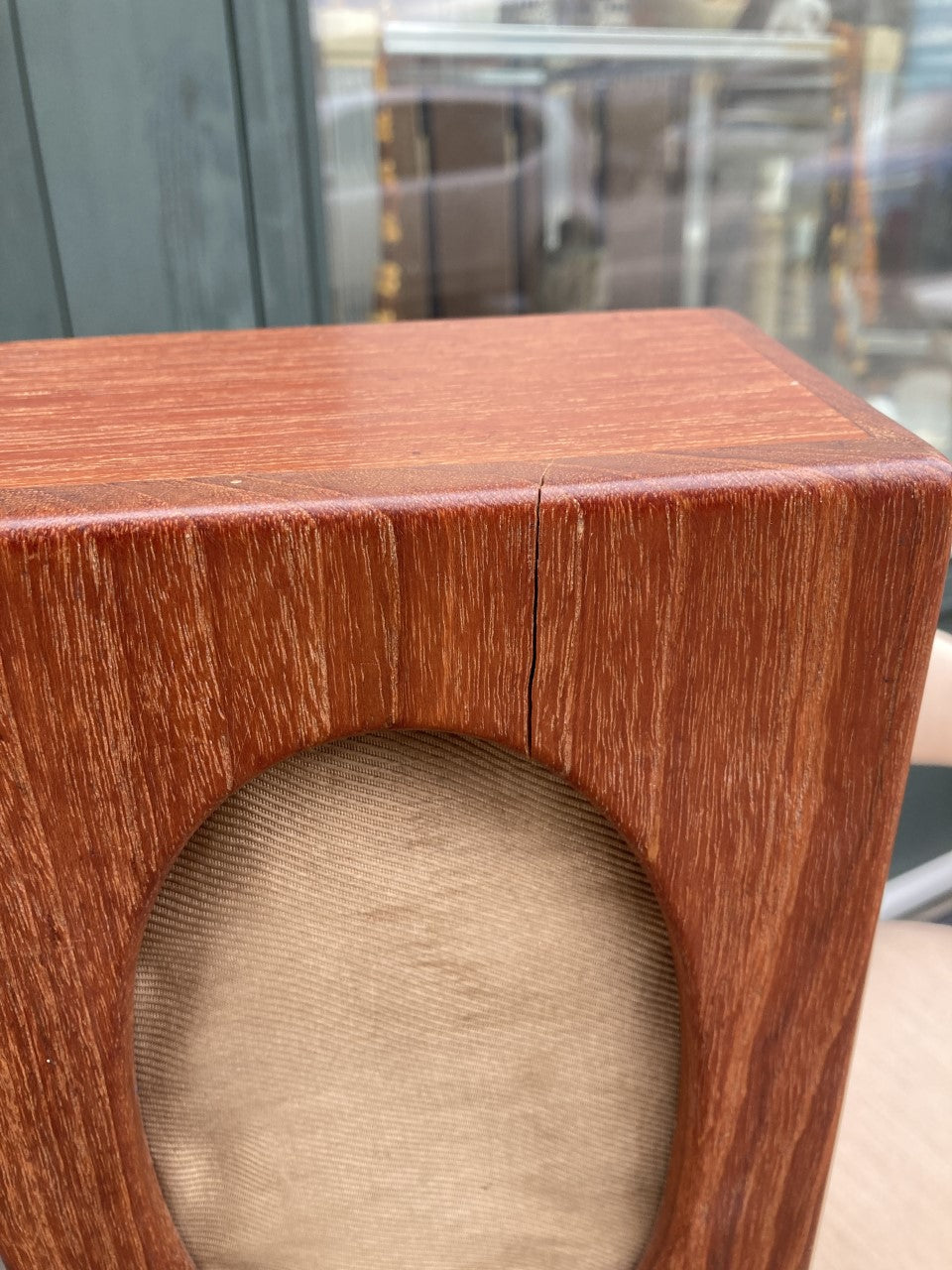 Flot Retro teak højtaler - nr. 09365