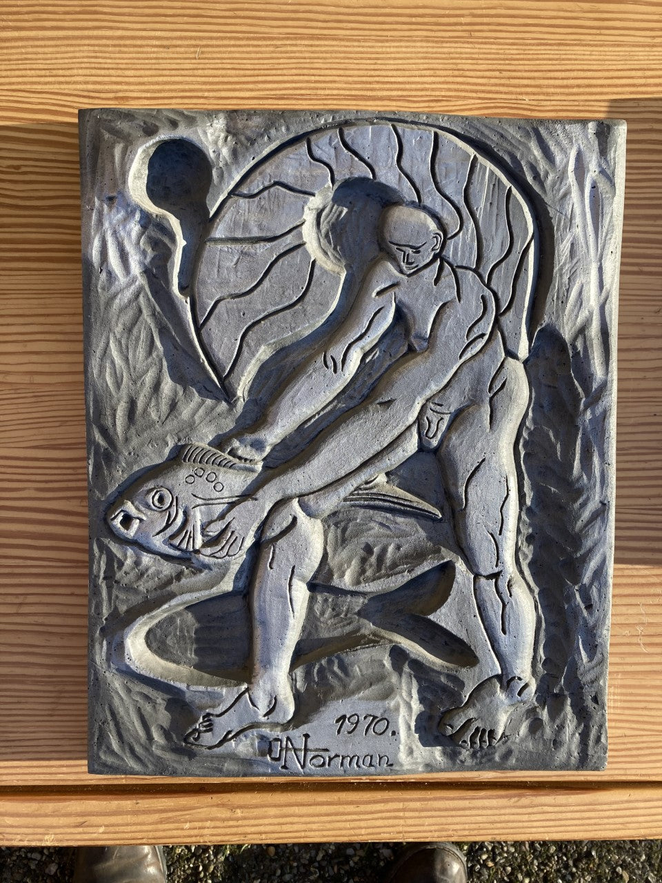 アートウォールレリーフ、ノーマンデザイン 1970